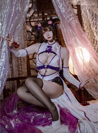 二佐Nisa 碧蓝樫野旗袍